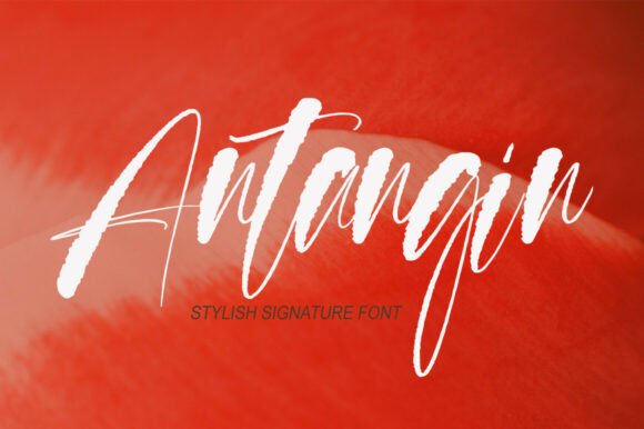 Antangin: A Dynamic Script Font for Editorial Design