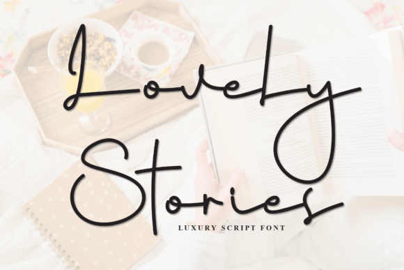 Bring Elegance to Your Handmade Creations with Lovely Stories Font