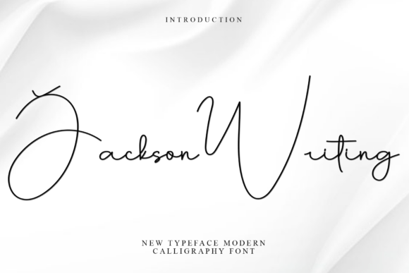 Bringing Elegance with Jackson Writing Font