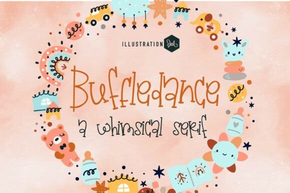 Buffledance: A Whimsical Serif Font for Imaginative Designs