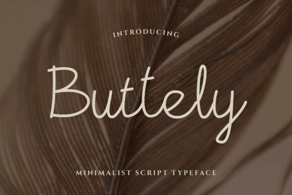 Buttely: A Graceful Handwritten Font for Modern Web Design