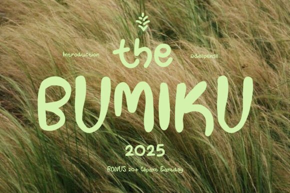 Discover Bumiku: A Handwritten Font for Editorial Elegance