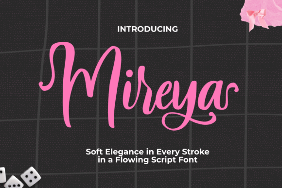 Discover Mireya: A Charming Script Font for Elegant Branding