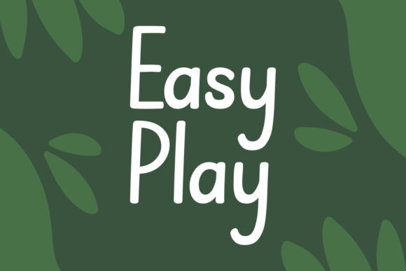 Easy Play: A Playful and Friendly Font for Creative Projects