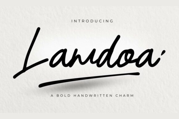 Elevate Your Brand with Lamdoa: A Bold Handwritten Font