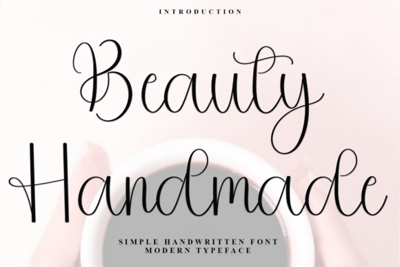 Enchant Your Designs with Beauty Handmade Font