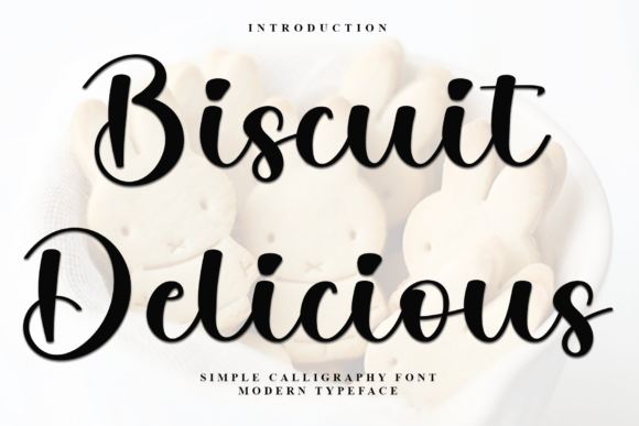 Enchant Your Handmade Creations with Biscuit Delicious Font