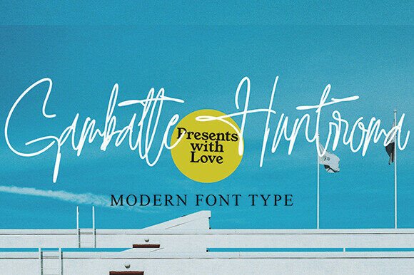 Enhance Your Brand with Gambatte Huntrroma Font