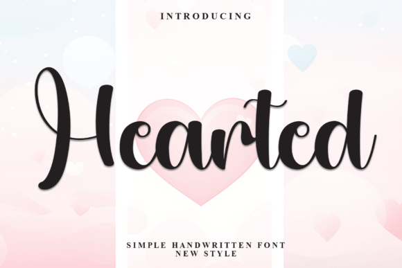 Enhance Your Brand with Hearted: A Stylish Script Font