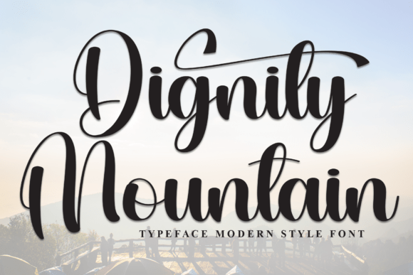 Exploring Dignity Mountain: A Font for Elegant Branding