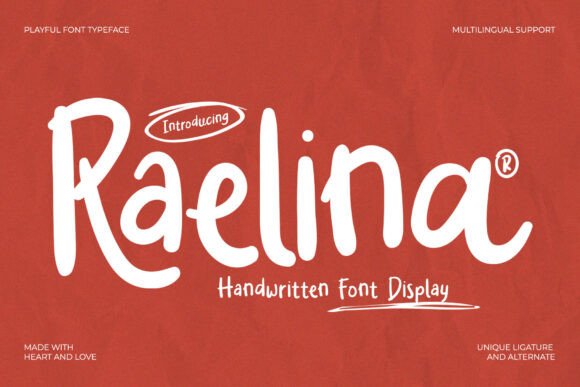 Exploring Raelina Regular: A Charming Font for Creative Branding