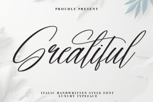 Greatiful: A Stylish Script Font for Modern Web Design
