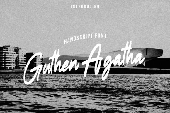 Guthen Agatha: A Stylish Handscript Font for Modern Branding