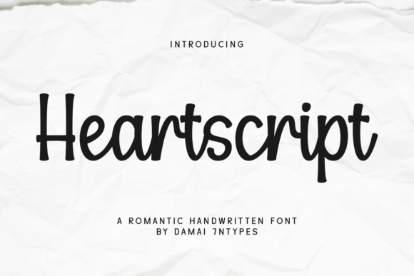 Heartscript: A Perfect Font for Crafters and Creators