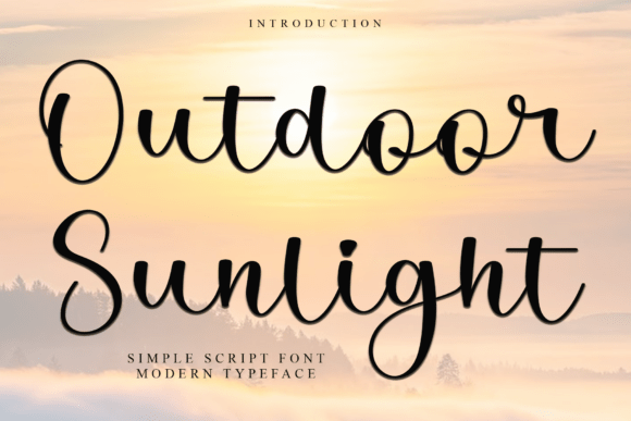 Outdoor Sunlight: A Versatile Script Font for Engaging Campaigns