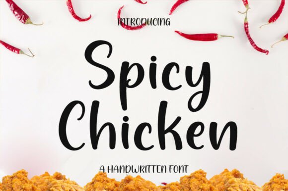 Spicy Cikhen: A Handwritten Font for Creative Web Design