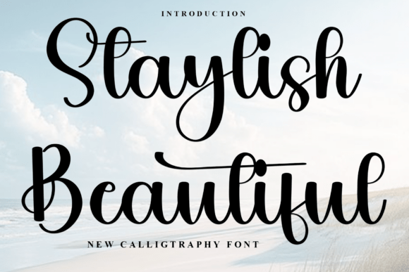 Staylish Beautiful: A Festive Font for Eye-Catching Campaigns