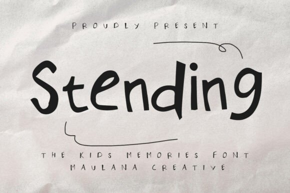 Stending: A Playful Font for Engaging Business Branding