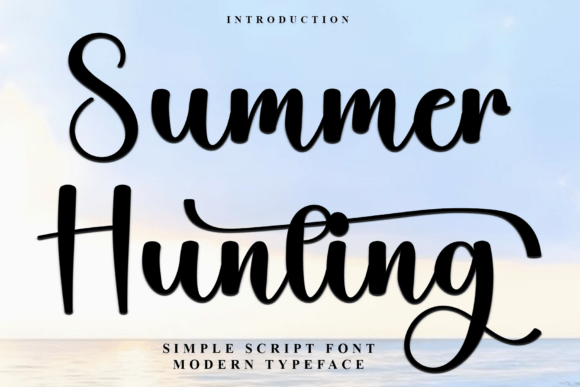 Summer Hunting: A Festive Font for Crafters and Creators