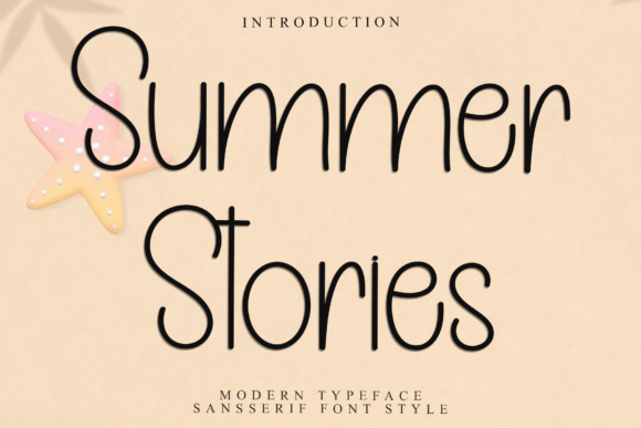 Summer Stories: A Versatile Font for Creative Branding