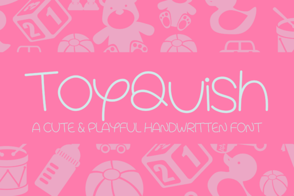 Toyquish: A Playful Handwritten Font for Creative Web Design