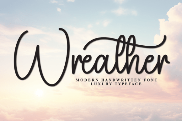 Wreather: Elevate Your Brand with This Elegant Script Font